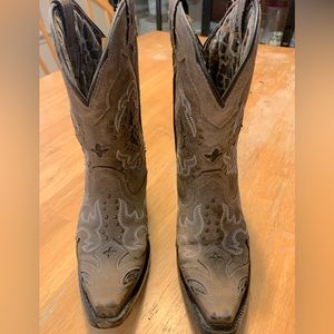 Laredo Girls Brown Rulay Western Boots